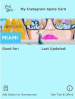 Miami Photo Spot Digital Wallet Card